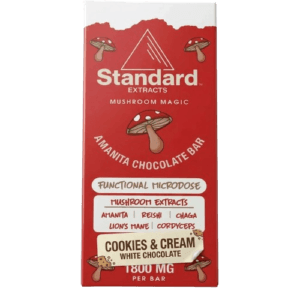 Mushroom Chocolate Bar – Cookies & Cream (White Chocolate)