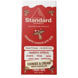 Mushroom Chocolate Bar – Cookies & Cream (White Chocolate)