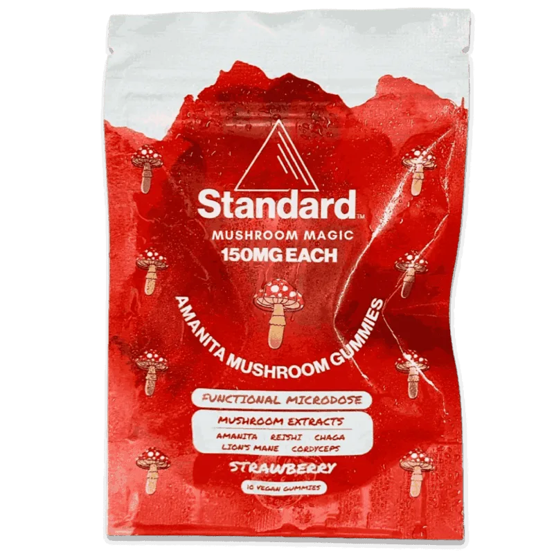 Muscaria mushroom gummies pouch