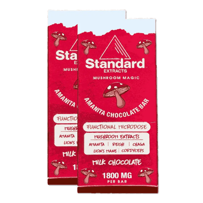 Amanita chocolate bar packaging