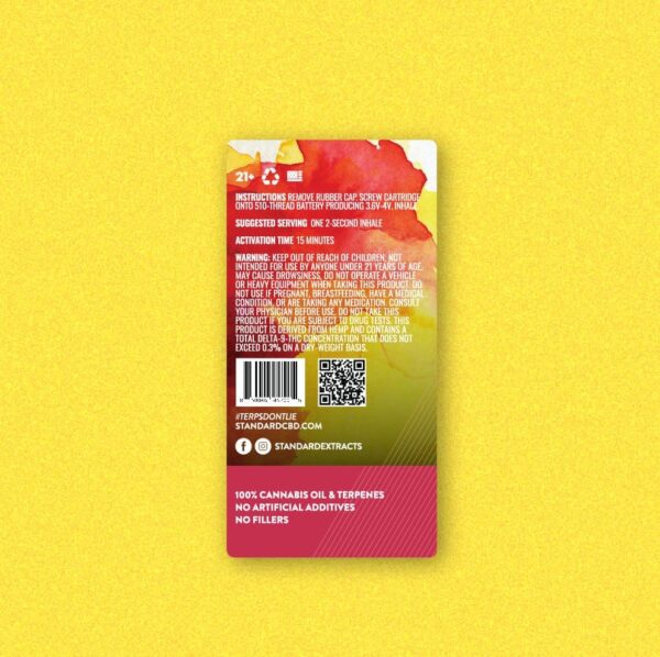 THC-A Blend Gold Vape Cartridge – 1g - Image 8