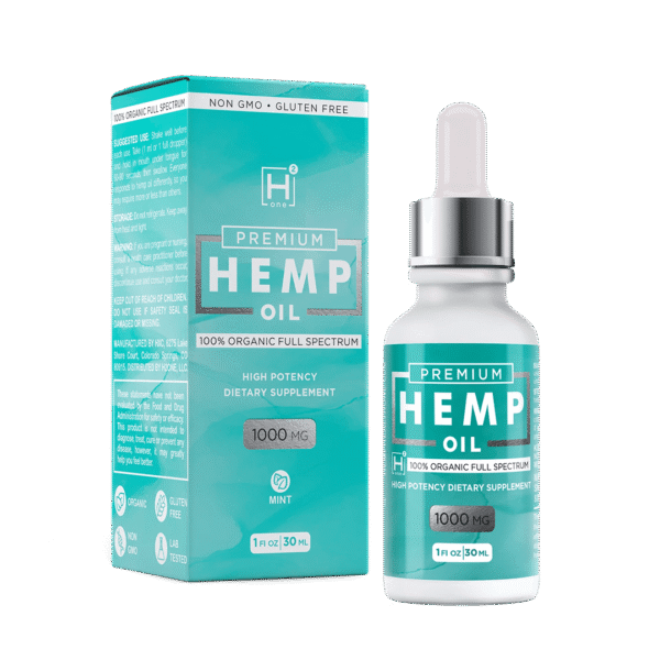 Hemp Health One CBD Mint Tincture